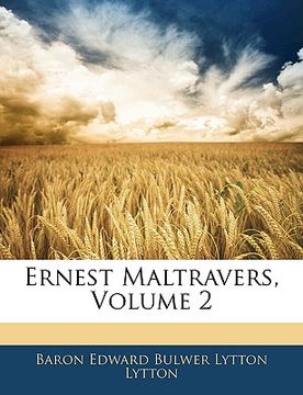 portada ernest maltravers, volume 2