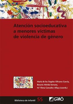 portada Atencion Socioeducativa a Menores Victimas de Violencia de Genero (in Spanish)