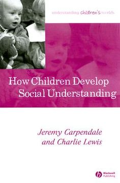 portada how children develop social understanding