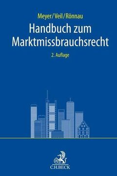 portada Handbuch zum Marktmissbrauchsrecht (en Alemán)