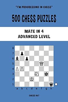 portada 500 Chess Puzzles, Mate in 4, Advanced Level 
