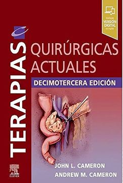 portada Terapias Quirúrgicas Actuales, 13. ª Edición (in Spanish)