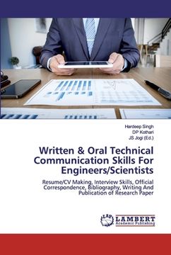 portada Written & Oral Technical Communication Skills For Engineers/Scientists