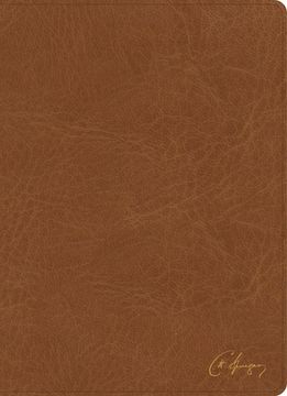 portada KJV Spurgeon Study Bible, Tan Leathertouch (en Inglés)