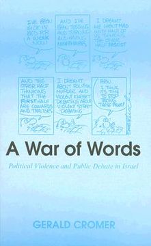 portada a war of words: political violence and public debate in israel (en Inglés)