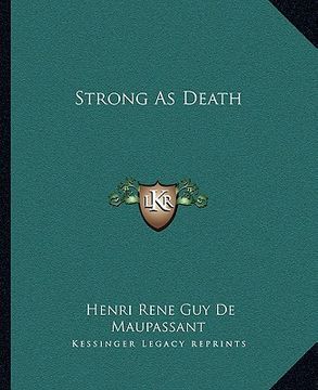 portada strong as death (en Inglés)
