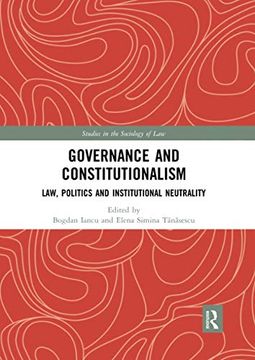 portada Governance and Constitutionalism (Studies in the Sociology of Law) (en Inglés)