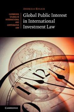 portada global public interest in international investment law