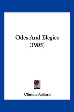 portada odes and elegies (1905) (en Inglés)