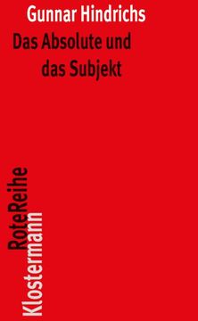 portada Das Absolute und das Subjekt (in German)