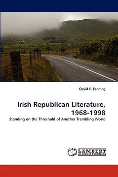 portada irish republican literature, 1968-1998 (en Inglés)