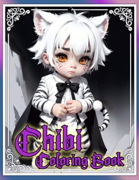 portada Chibi: Fantasy and Whimsical coloring book, filled with chibi and pets (en Inglés)