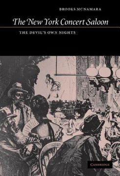 portada The new York Concert Saloon Hardback: The Devil's own Nights (Cambridge Studies in American Theatre and Drama) (en Inglés)