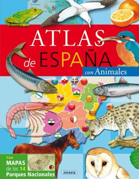 portada Atlas de España con Animales