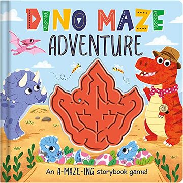 portada Dinosaur Maze Adventure: With Interactive Maze (in English)