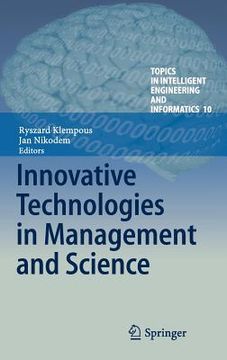 portada Innovative Technologies in Management and Science