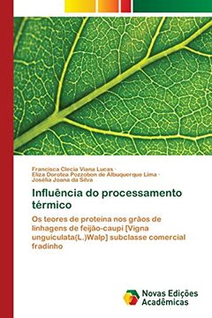 portada Influência do Processamento Térmico