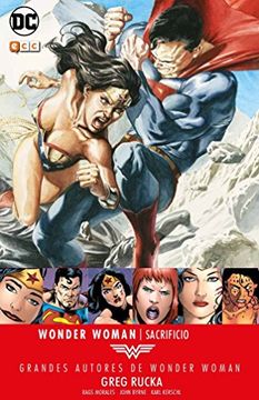 portada Grandes Autores de Wonder Woman: Greg Rucka - Sacrificio