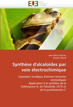 portada Synthese D'Alcaloides Par Voie Electrochimique