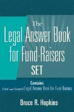 portada legal answer book for fund-raisers set, set contains: first and second legal answer books for fund-raisers (en Inglés)