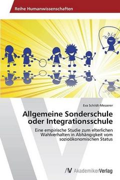 portada Allgemeine Sonderschule oder Integrationsschule