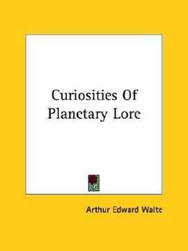portada curiosities of planetary lore (in English)