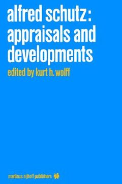 portada alfred schutz: appraisals and developments (in English)