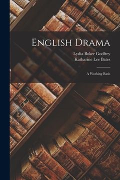 portada English Drama: A Working Basis (en Inglés)