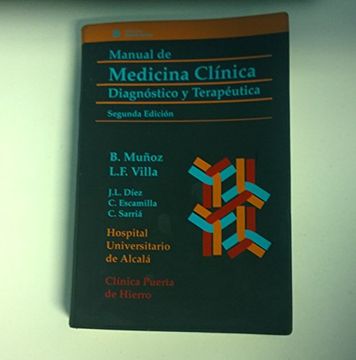 portada manual de medicina clinica. diagnostico y terapeutica