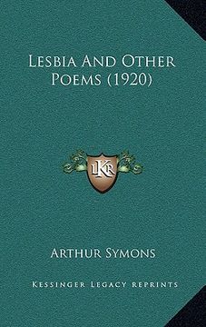 portada lesbia and other poems (1920) (en Inglés)