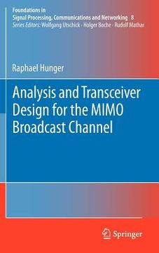 portada analysis and transceiver design for the mimo broadcast channel (in English)