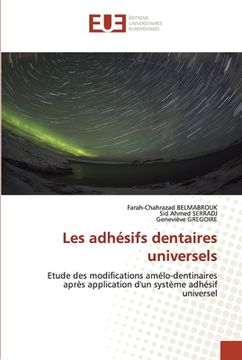 portada Les adhésifs dentaires universels (en Francés)