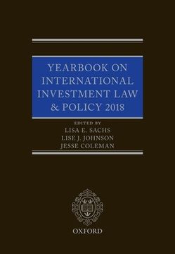 portada Yearbook on International Investment law & Policy 2018 