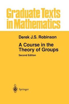 portada a course in the theory of groups (in English)
