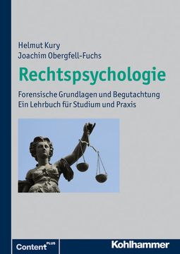 portada Rechtspsychologie: Forensische Grundlagen Und Begutachtung. Ein Lehrbuch Fur Studium Und PRAXIS (en Alemán)