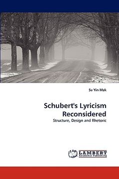 portada schubert's lyricism reconsidered (en Inglés)
