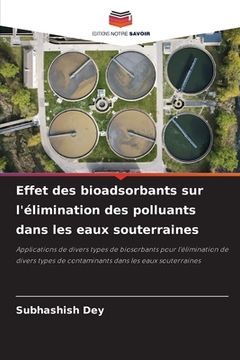 portada Effet des bioadsorbants sur l'élimination des polluants dans les eaux souterraines (in French)