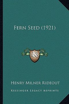portada fern seed (1921) (in English)