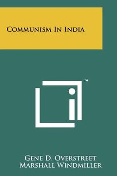 portada communism in india (en Inglés)