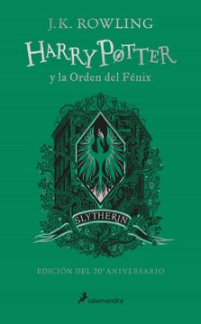 portada Harry Potter y la Orden del Fénix (edición Slytherin del 20º aniversario) (Harry Potter 5)