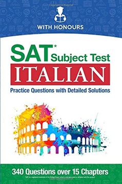 portada Sat Subject Test Italian: Practice Questions With Detailed Solutions (en Inglés)