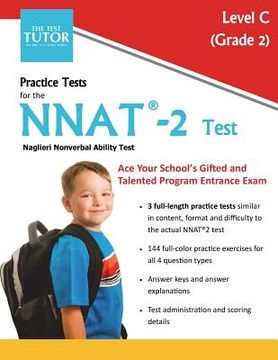 portada Practice Tests for the Nnat 2 Test - Level C: Grade 2 (in English)