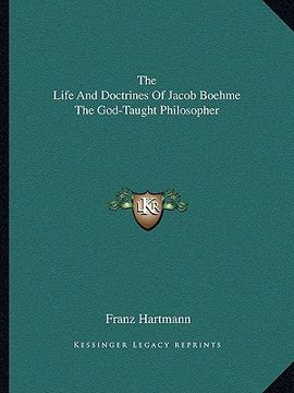 portada the life and doctrines of jacob boehme the god-taught philosopher