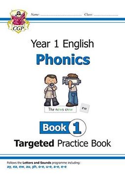 portada New KS1 English Targeted Practice Book: Phonics - Year 1 Book 1 (Paperback) 