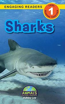 portada Sharks: Animals That Make a Difference! (Engaging Readers, Level 1) (7) (en Inglés)