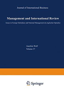 portada International Human Resource and Cross Cultural Management (Mir Special Issue) (en Inglés)