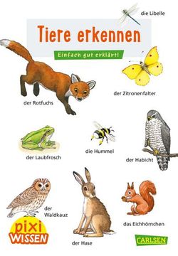 portada Pixi Wissen 30: Ve 5 Tiere Erkennen