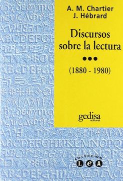 portada Discursos Sobre la Lectura (in Spanish)