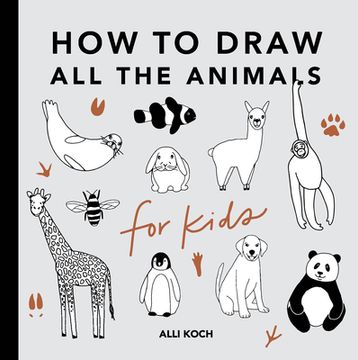 portada How to Draw all the Animals for Kids (en Inglés)