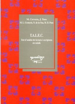 portada T.A.L.E.C., test d'anàlisi de lectura i escriptura en català
